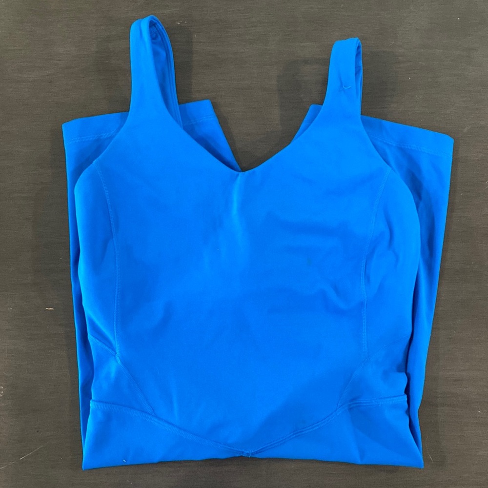 Lululemon blue jumpsuit.